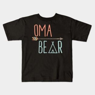 Oma Bear Grandma Kids T-Shirt